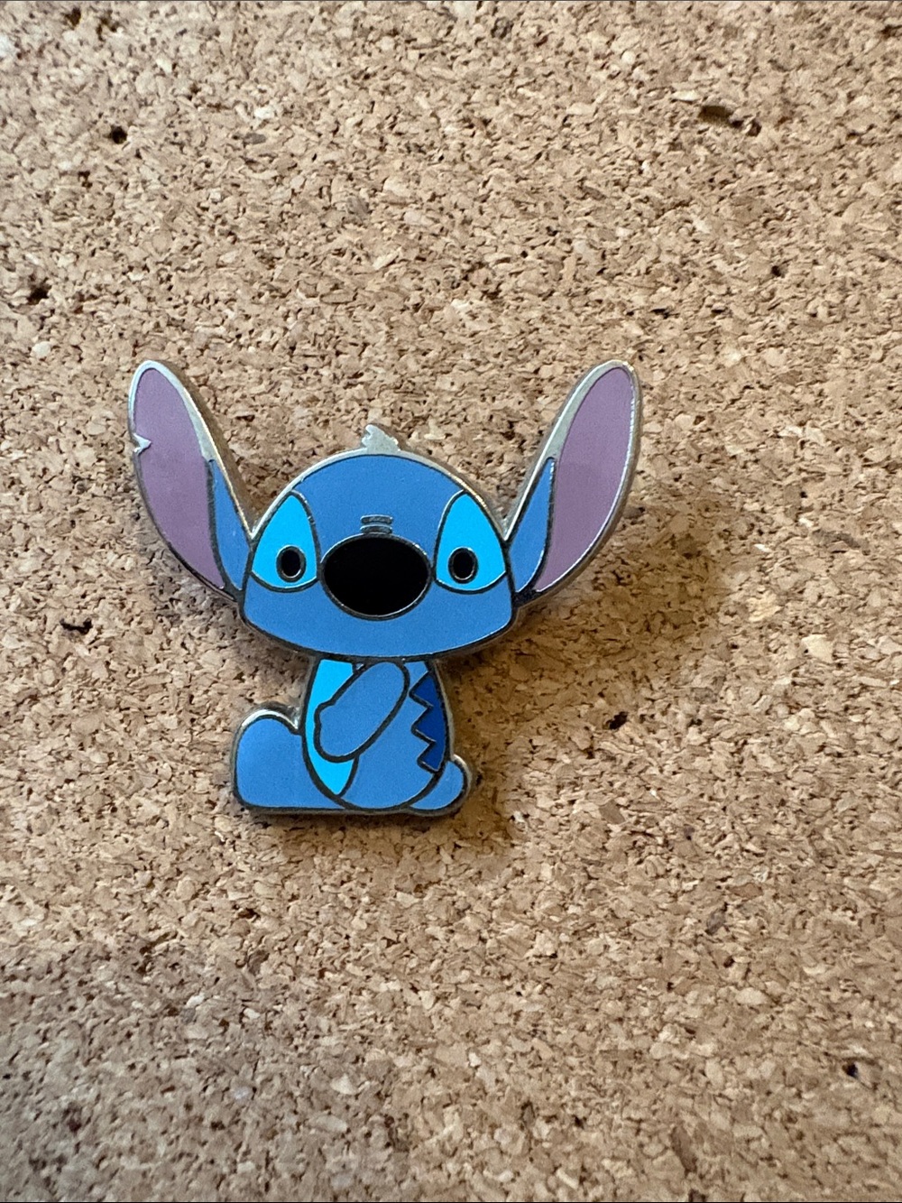 Disney Blue and Purple Stitch Enamel Pin -
